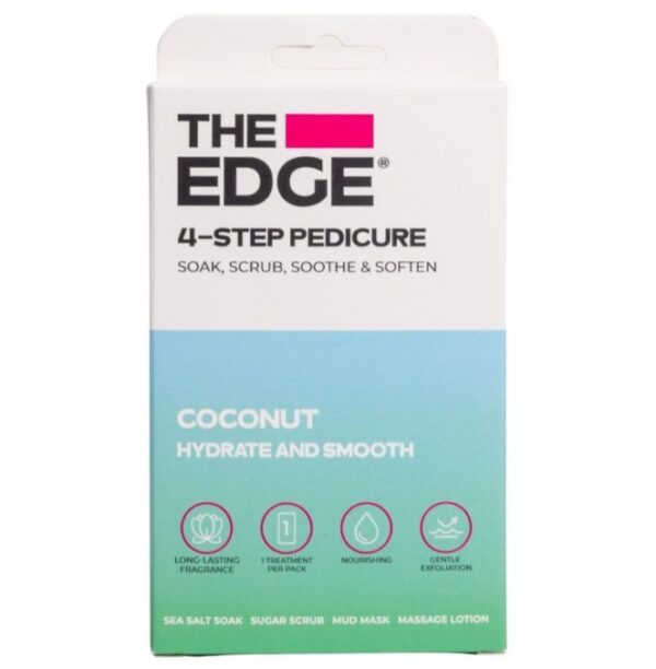 The Edge 4 Step Pedicure Pack – Coconut