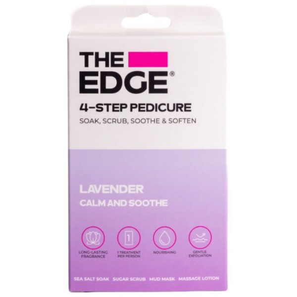 The Edge 4 Step Pedicure Pack – Lavender